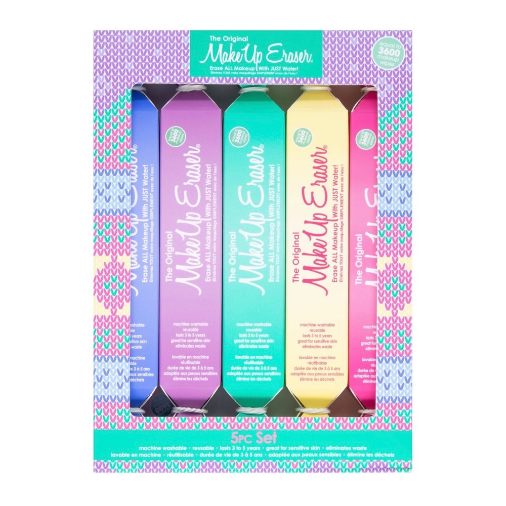 The Original MakeUp Eraser Makeup Removing Cloths Gift Set, 5 Count, $35 Value